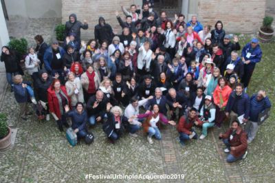 2019 Internationales Aquarell Festival in Urbino/ Italien
